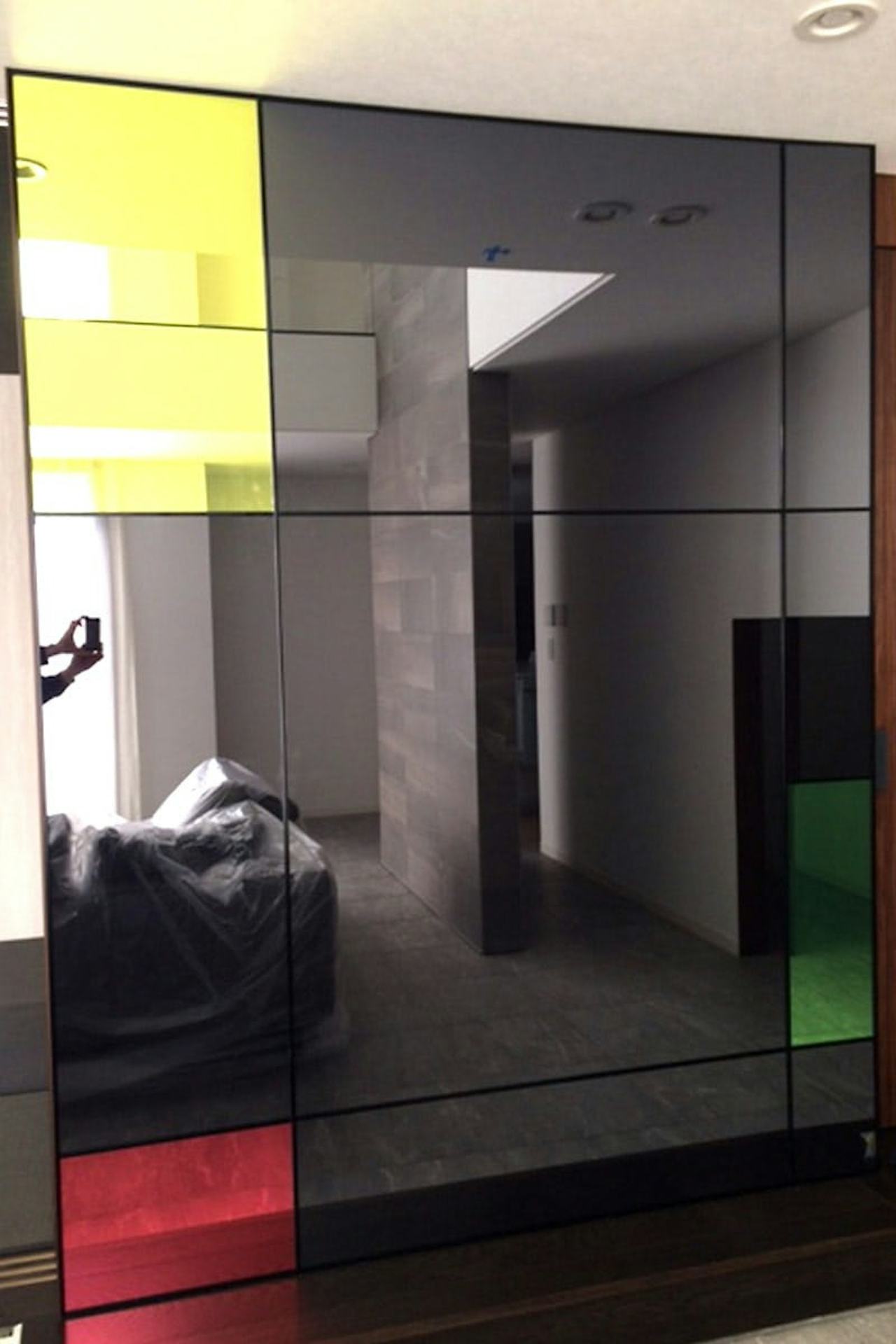 装飾鏡に使用した「カラー合わせミラー」(1)