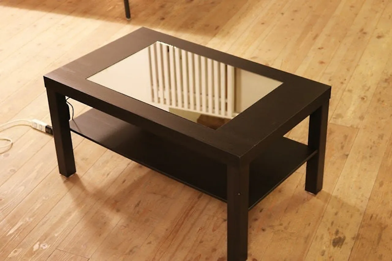 インフィニティミラーでテーブルを製作した事例①