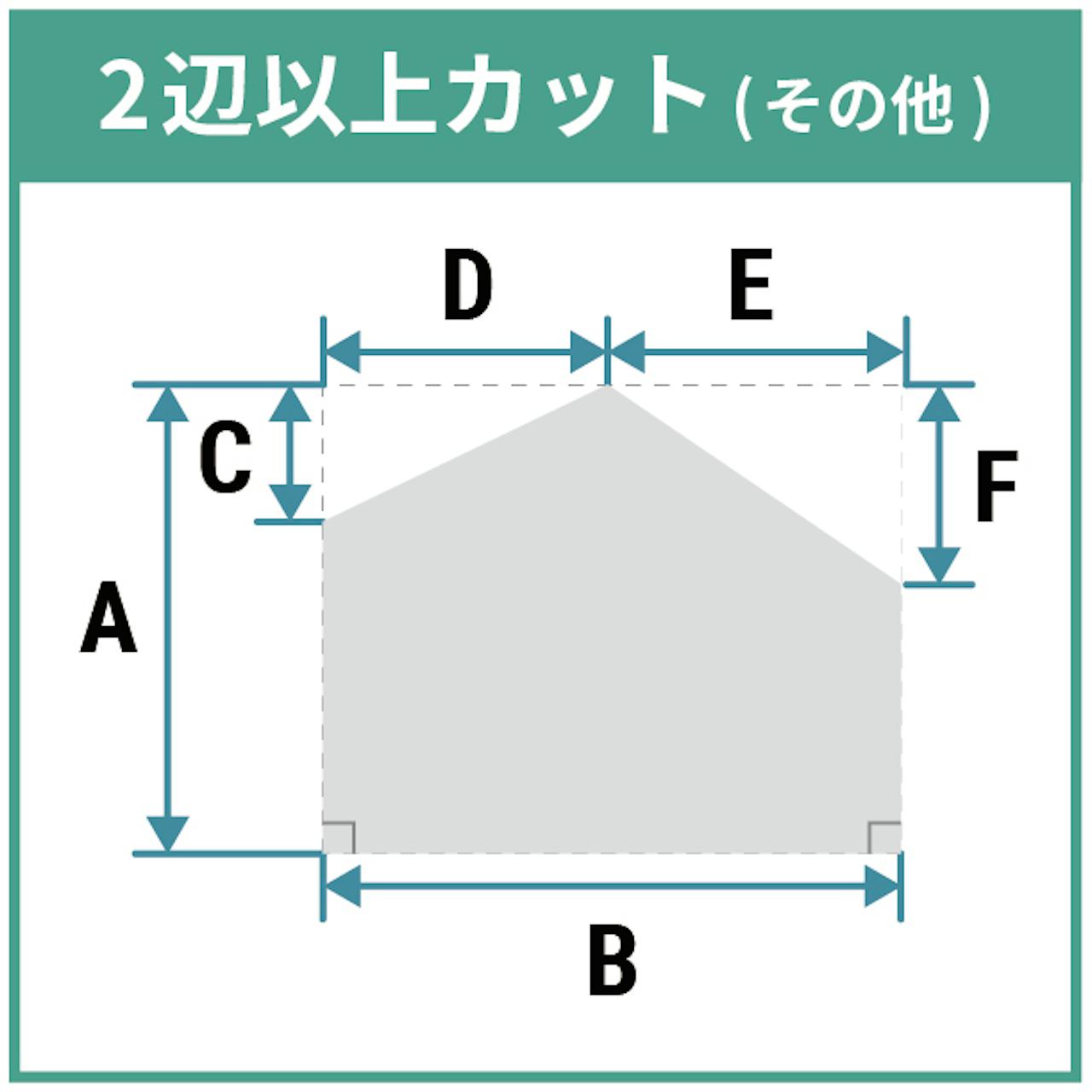 異形カットのサイズ指定⑪／2辺以上カット(その他)