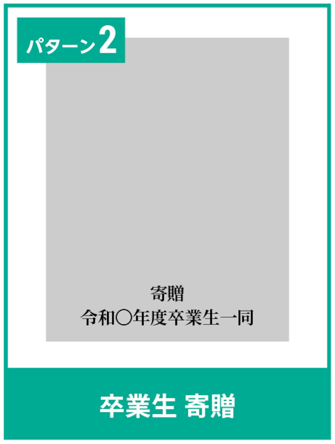 鏡の加工「文字入れ」のテンプレート②/卒業生の寄贈