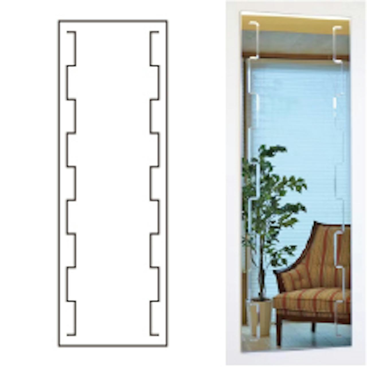 鏡の表面を彫る「Vカット加工」の規格デザイン⑩/サリュ