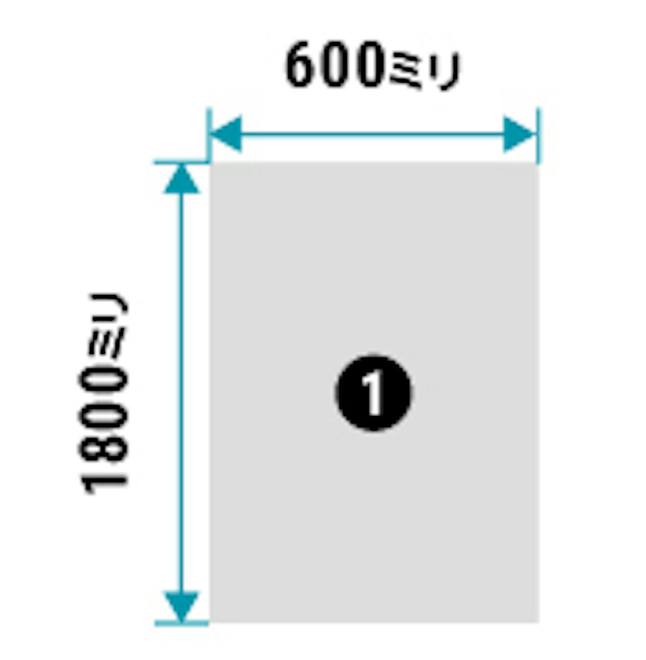ダンス用鏡「壁貼りミラー」の規格サイズ(即日発送可能)① - 600×1800ミリ