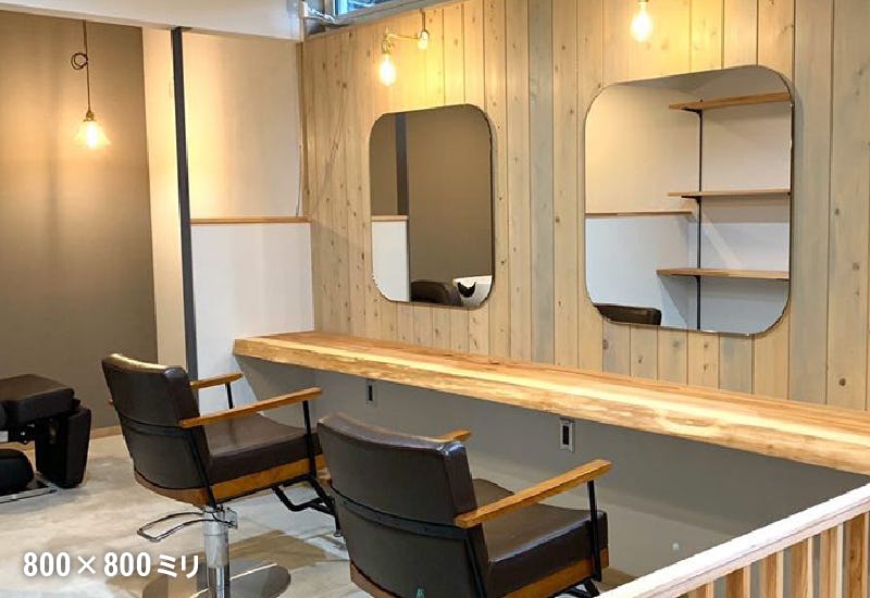 とても大きな鏡＊美容室や店舗にも ウォールミラー 高さ84cm 鏡 ミラー 大型ミラー 店舗用 美容室 美容院