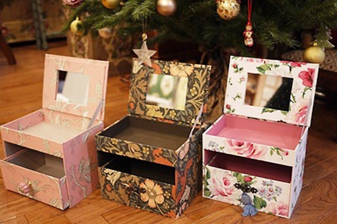 カルトナージュに鏡を使用した事例-4