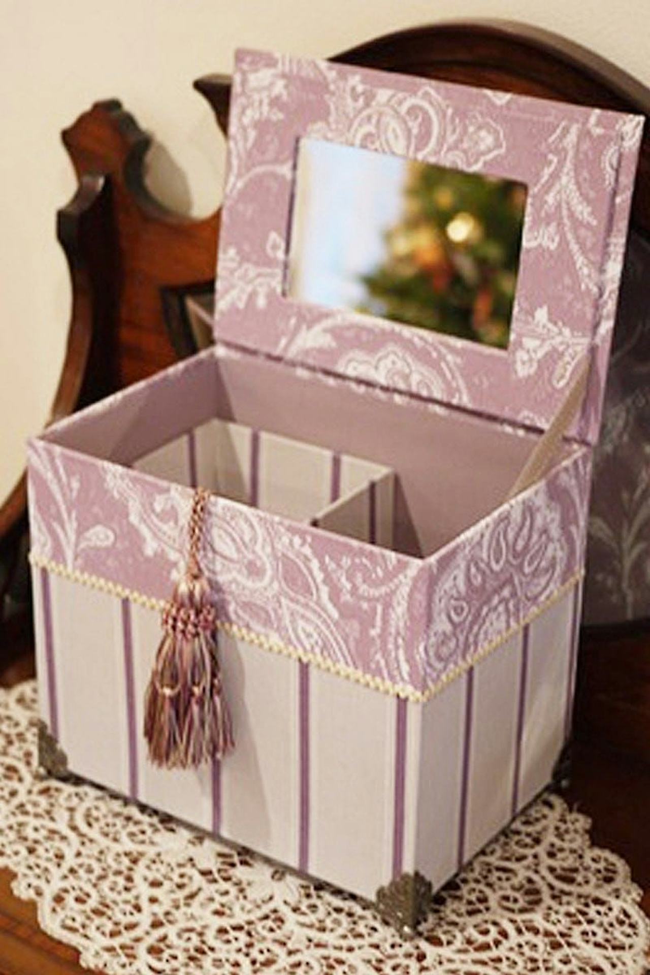 カルトナージュに鏡を使用した事例-9