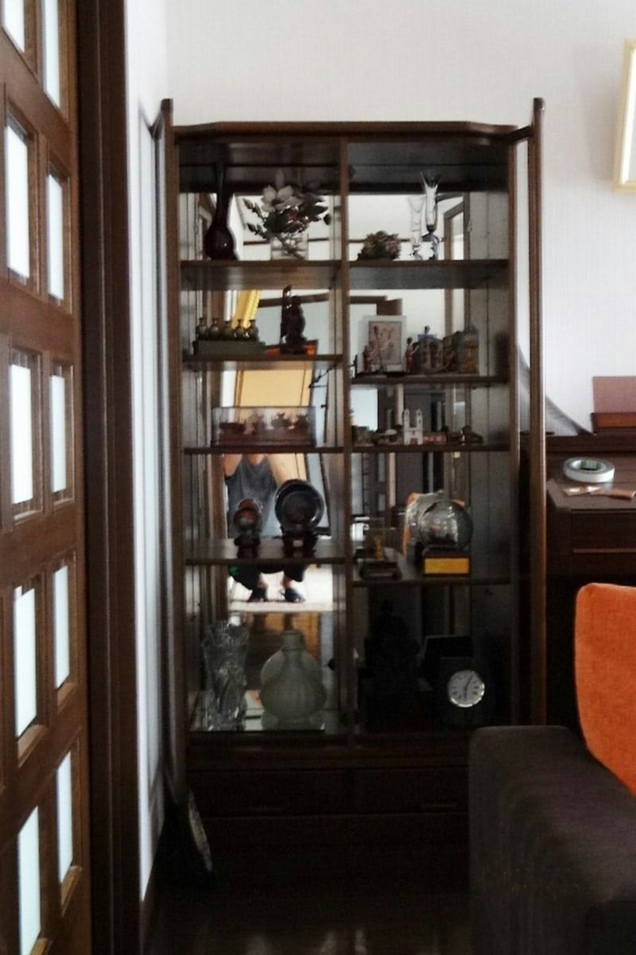 コレクションケースに貼り付けた「普通ミラー」(5)