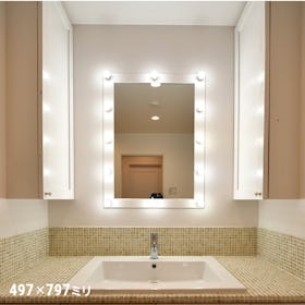 脱衣所・洗面所の鏡 - 使用事例：洗面所の鏡に①
