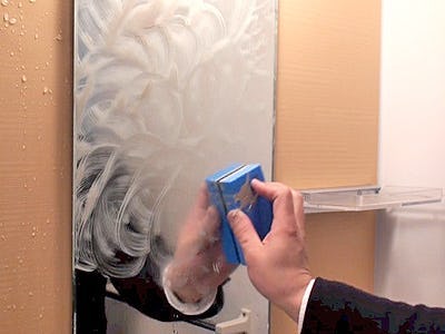 曇り止めスプレー - 施工方法②