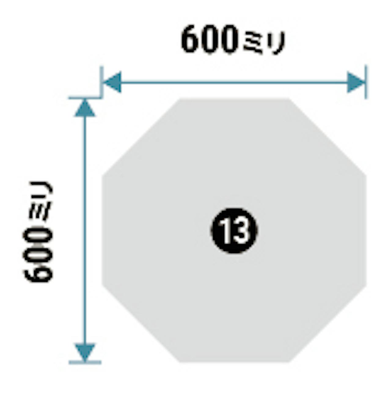 600×600ミリの壁掛けミラー(部材セット)