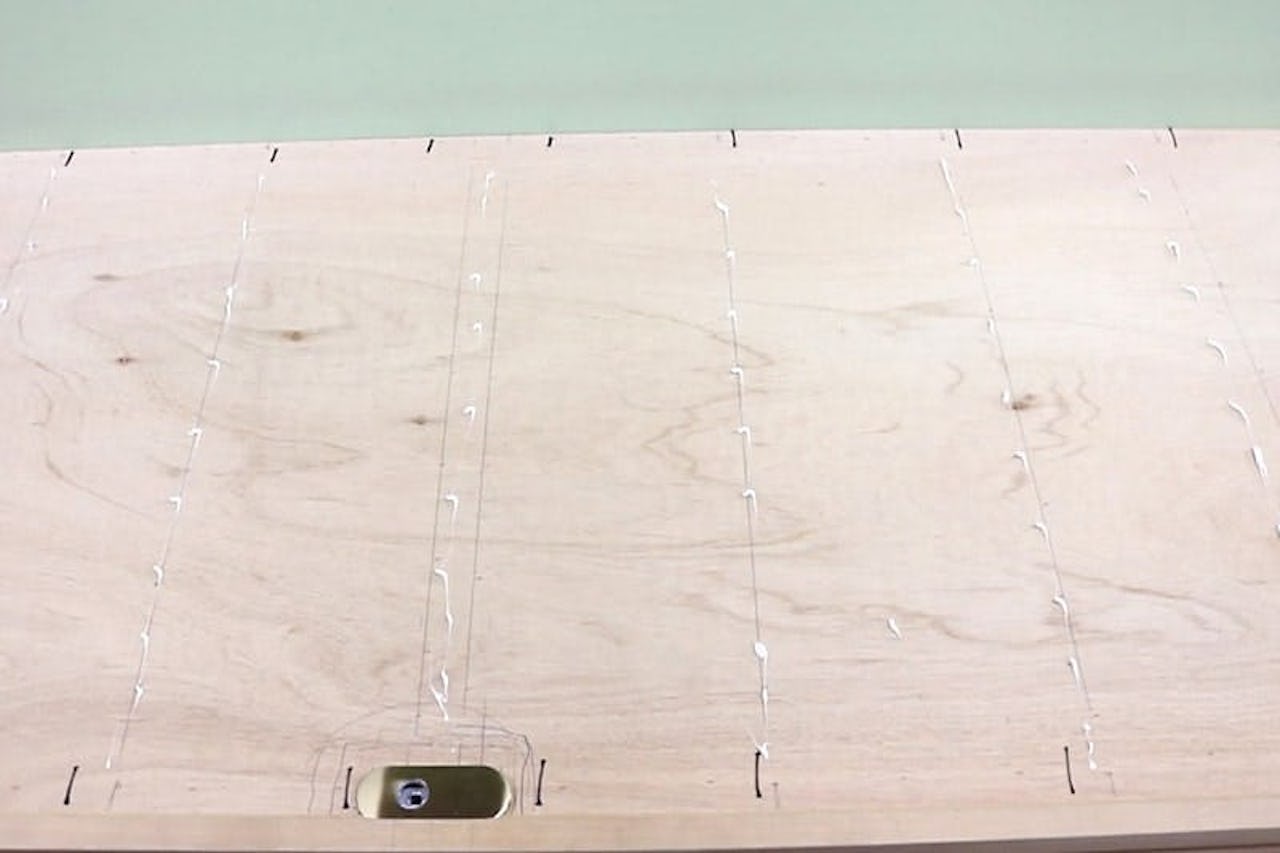 扉に鏡を貼り付けた事例(10)