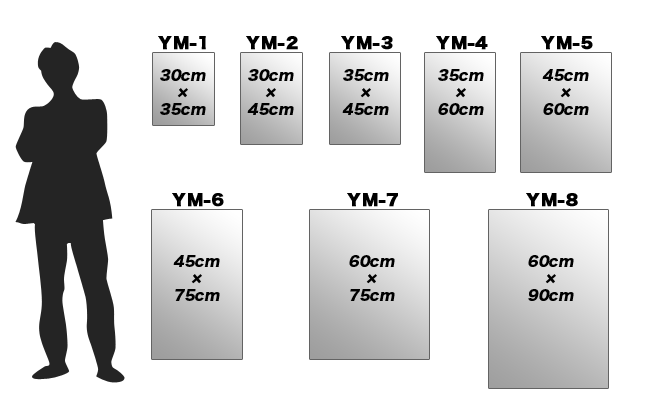防湿ミラー(TOTO耐食鏡・化粧鏡サイズ) - 品番YMシリーズと同じ寸法