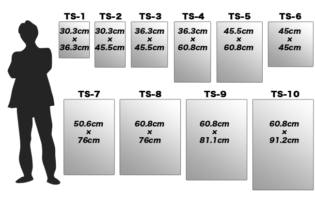 防湿ミラー(TOTO耐食鏡・化粧鏡サイズ) - 旧品番TSシリーズと同じ寸法