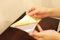 小型鏡の貼り付け方