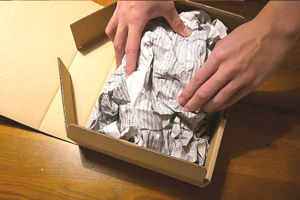 閉まるように包む