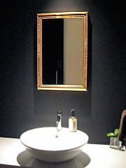 洗面所鏡-アンティークミラー