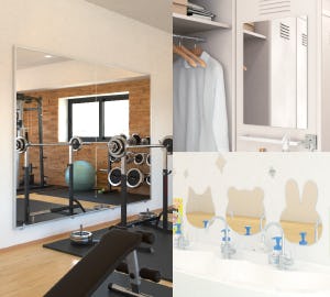 用途に合った割れない鏡 すべて当社で手配します