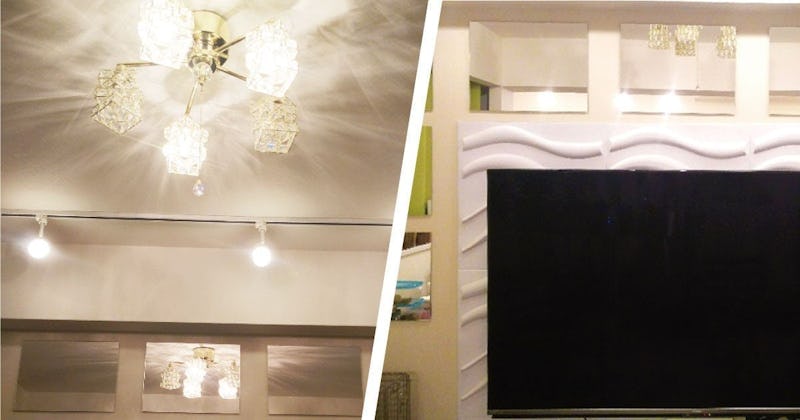 鏡をオシャレなインテリアに！壁面装飾に「ガラスミラー」を使用した事例(神奈川県M様)