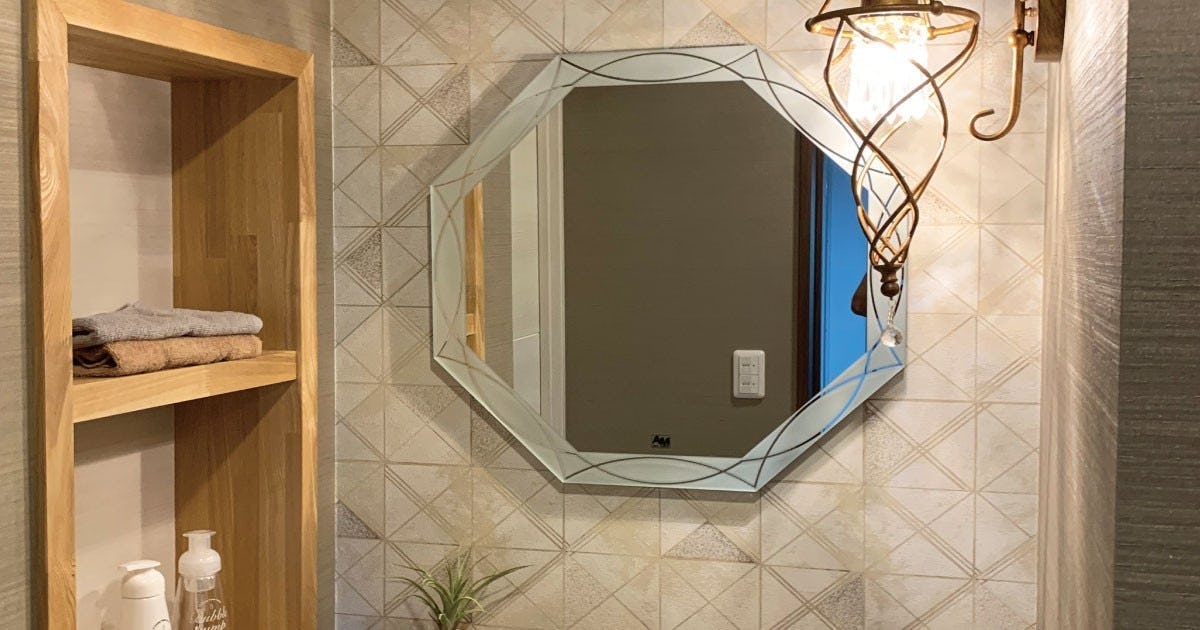 お客様事例 : 運気アップ！八角形の鏡を住宅に取り入れた事例2選