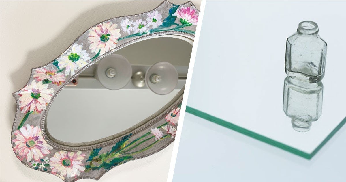 お客様事例 : お気に入りの鏡が復活！装飾鏡の割れ替えに「ガラスミラー」を使用した事例(東京都O様)