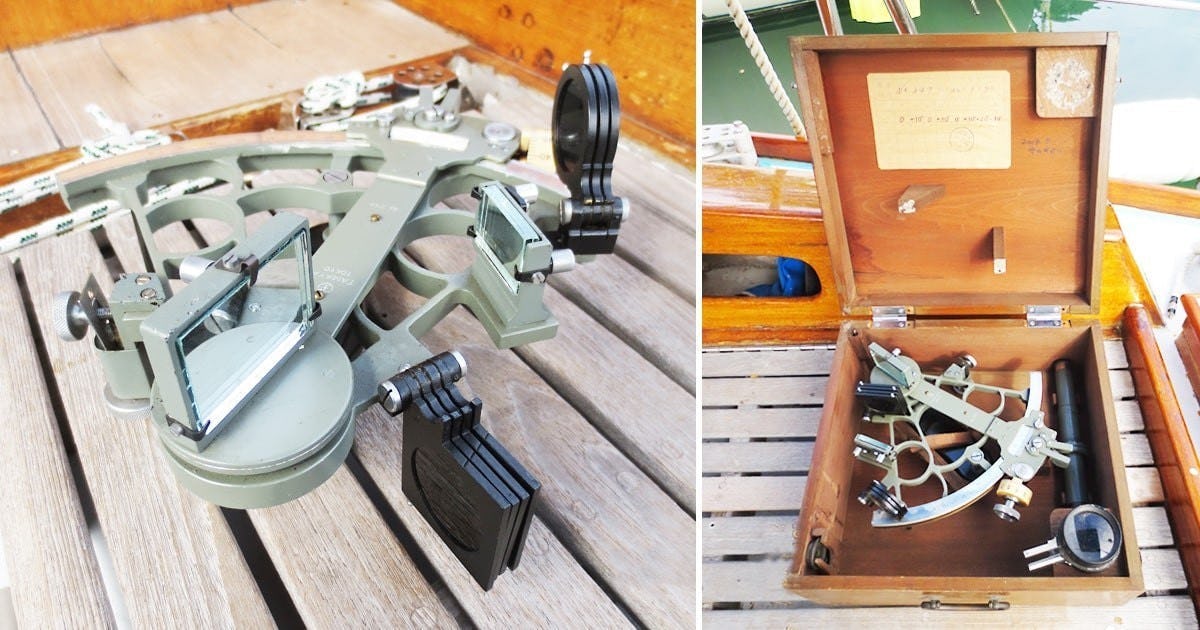 お客様事例 : 航海用「六分儀」の鏡を交換した事例(熊本県上天草市 I様)