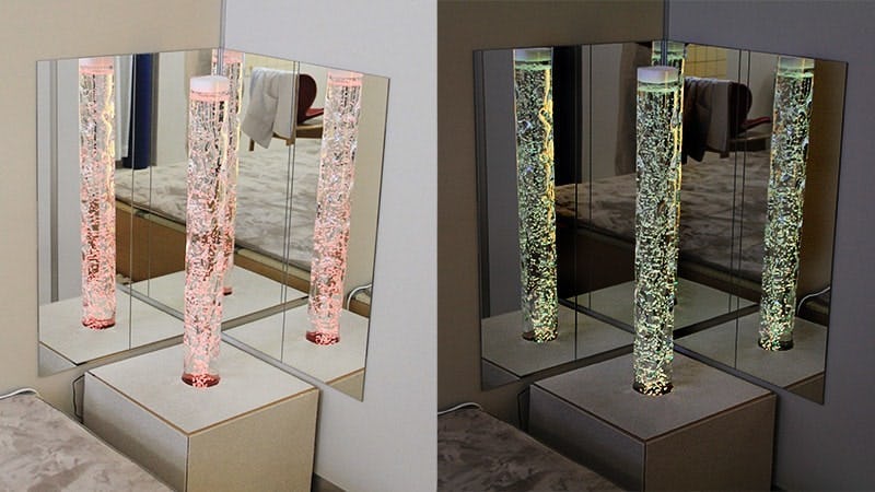 幻想的なリラックス空間に！スヌーズレン用に「薄板ミラー」を設置した事例(石川県小松市 整体院T店様)