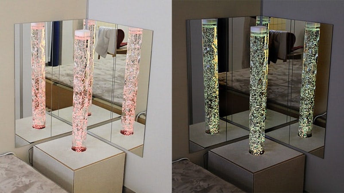 お客様事例 : 幻想的なリラックス空間に！スヌーズレン用に「規格ミラー」を設置した事例(石川県小松市 整体院T店様)