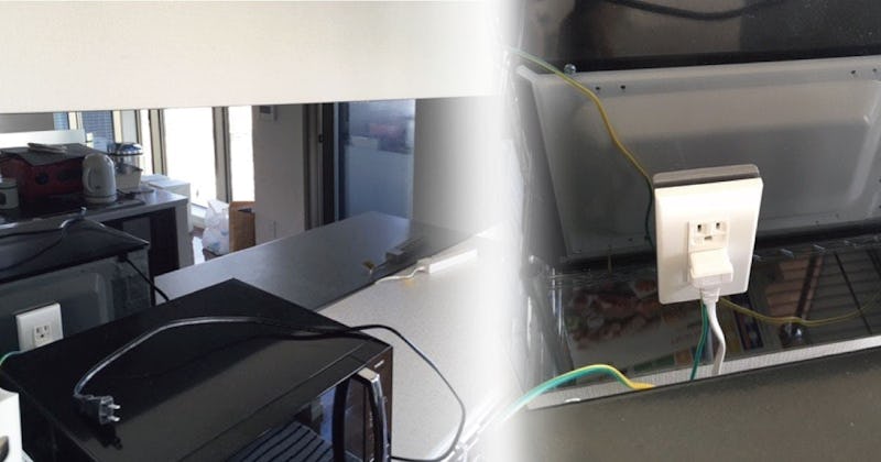 色ミラーでシンプルモダンに！キッチンの壁に「色ミラー グレー」を使用した事例(神奈川県O様)