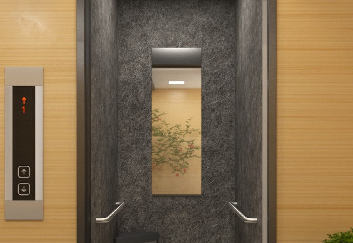 エレベーター用の鏡