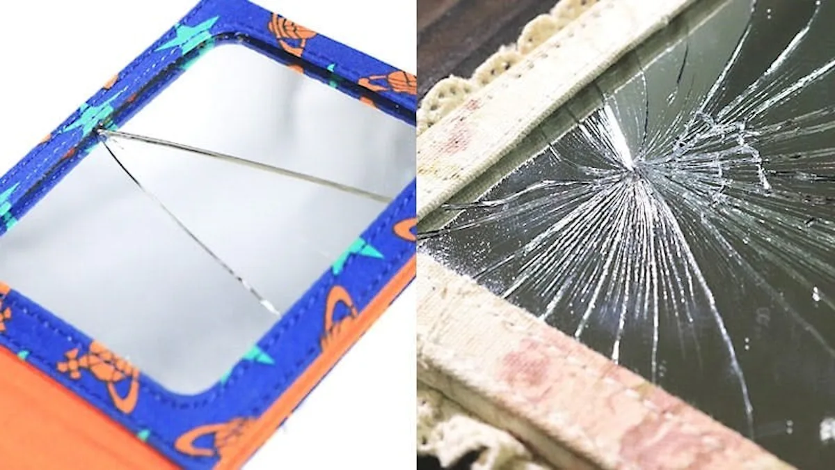 割れてしまった「折りたたみミラー」を修理した事例4選