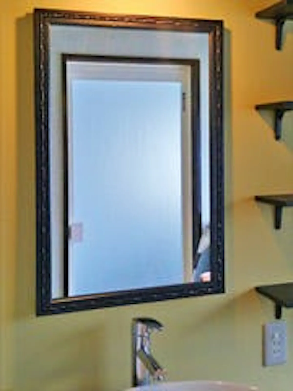 洗面所に使用したアンティークミラー(B-20154)