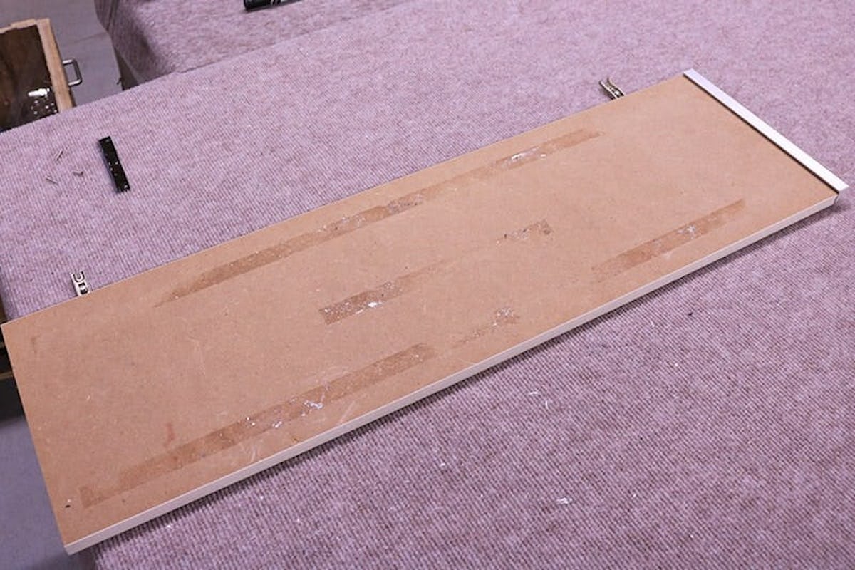 鏡を剥がし終えた状態