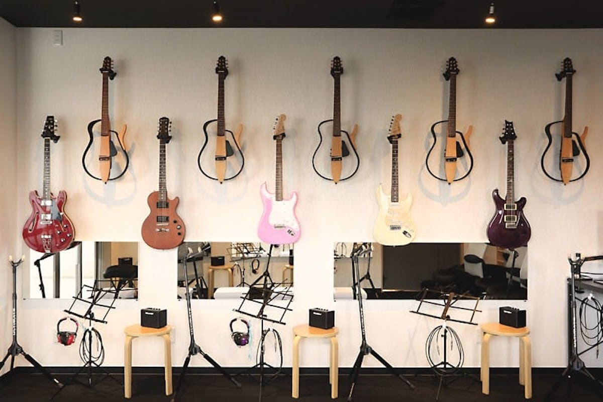 ギター教室に設置した「パネルミラー」(2)