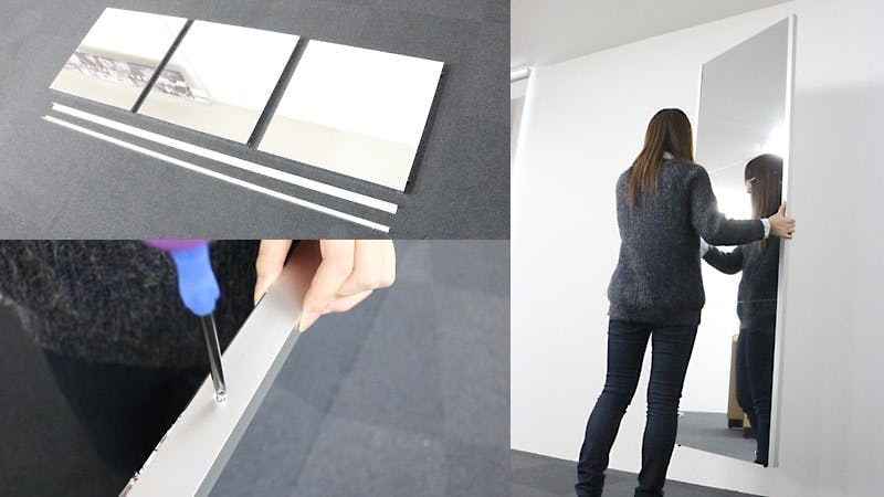 移動もラクラク！組み立て式の「フィルムミラー」を製作した事例