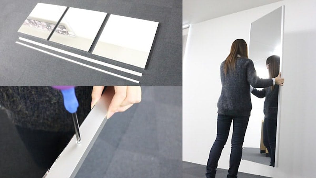 お客様事例 : 移動もラクラク！組み立て式の「フィルムミラー」を製作した事例