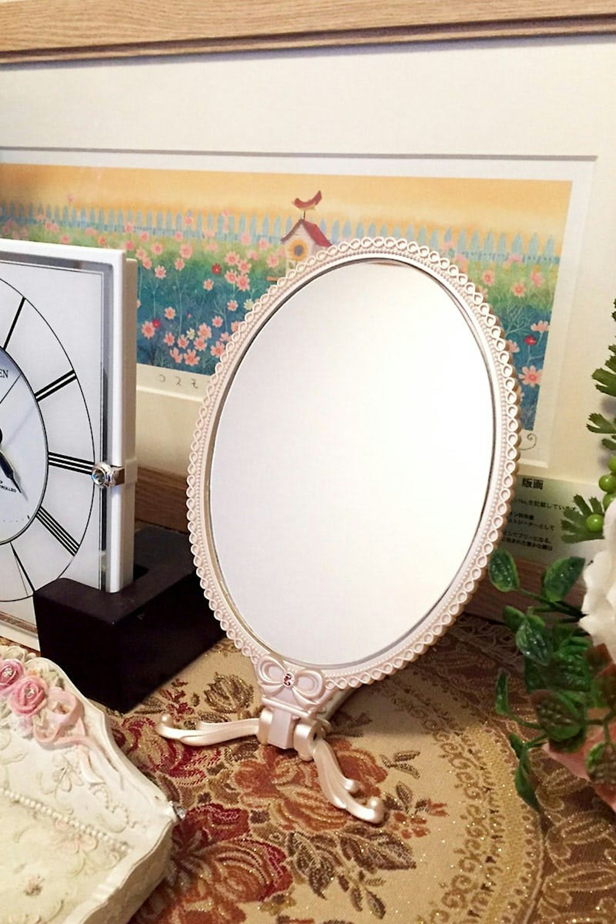 ノベルティの鏡修理に使用した「ガラスミラー」(3)