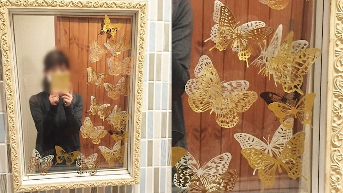 お客様事例 : 鏡を使って立体的に！切り絵の作品に「ガラスミラー」を使用した事例(岐阜県恵那市 O様)