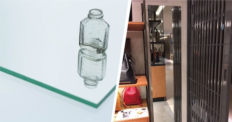 アパレルショップの姿見に「ガラスミラー」を使用した事例(東京都K様)