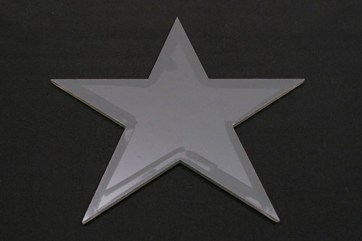 星型のミラー : 裏面