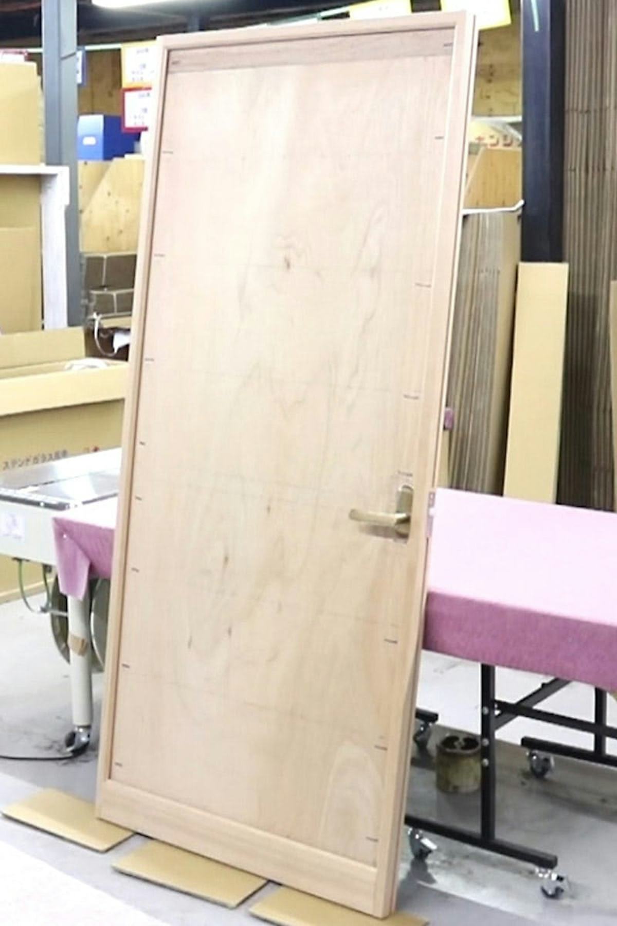 扉鏡取り付け-(1)