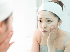 高透過(高精彩)ミラー　キャスター付 高透過ミラー(高精彩ミラー) (No.1) 幅45×高さ90センチ×厚み5ミリ｜鏡