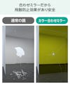 カラー合わせミラー - 合わせミラーだから飛散防止効果があり安全