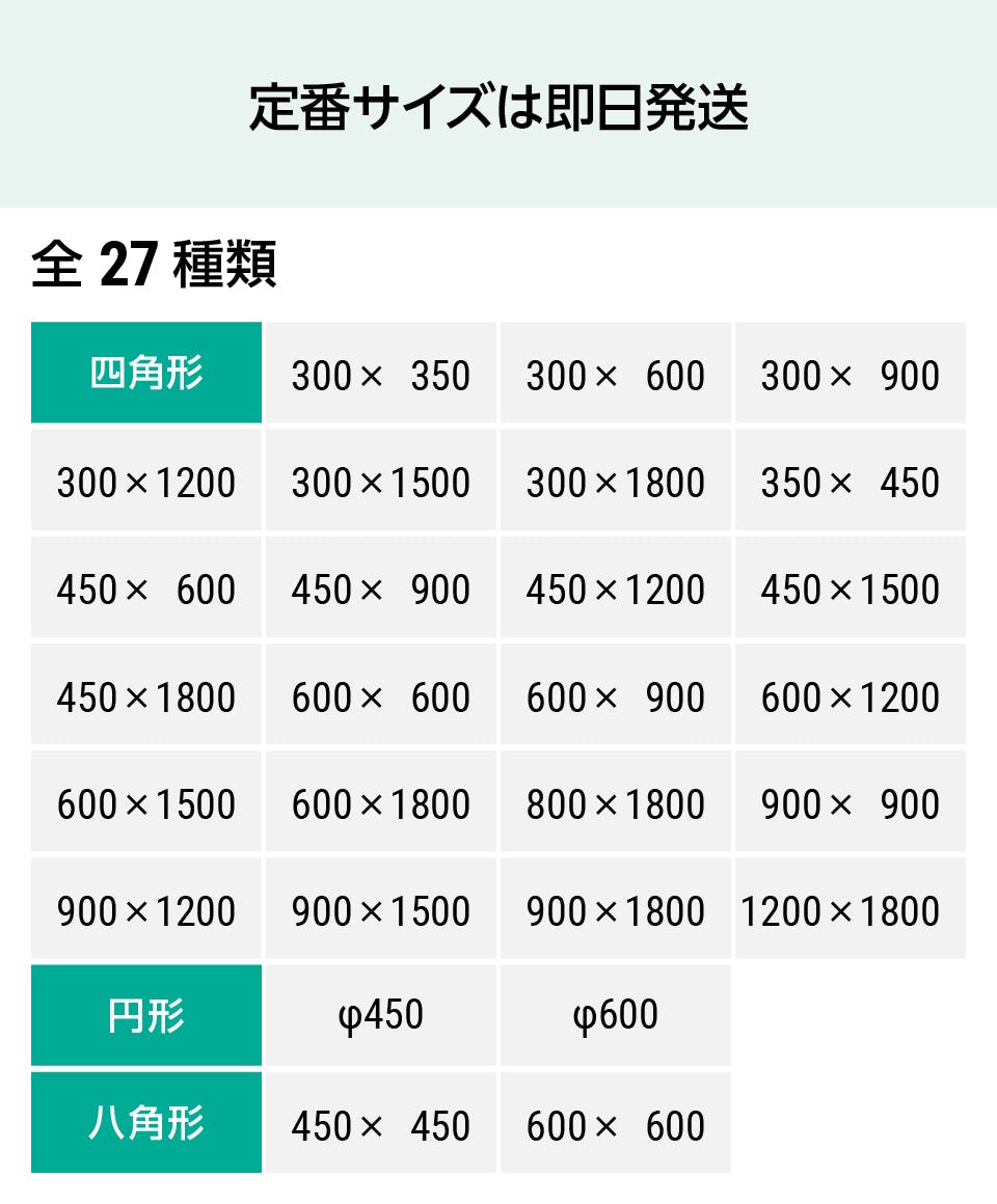 ミラー 厚み 規格