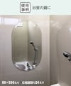 銭湯・大浴場の鏡「防湿ミラーDX」 - 使用事例：浴室鏡に