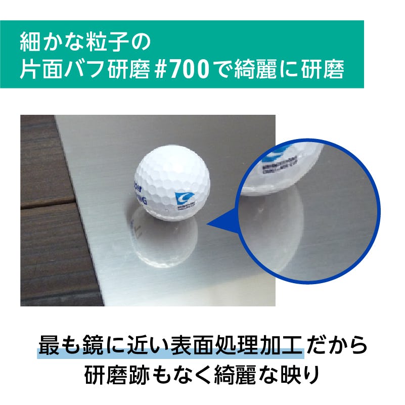 ステンレスミラー(No.3) 幅40×高さ120センチ×厚み1ミリ｜鏡の販売.com